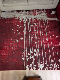 Momeni Abstract Modern Area Rugs, Red
Dimension - 9" x 12"