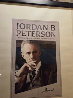 Autographed Jordan B Peterson Picture Framed