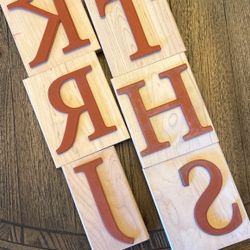 Stampin’Up! Letter Stamps