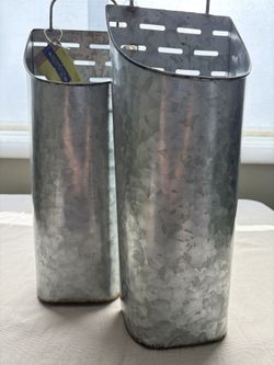 Two Wall-Mount Baskets