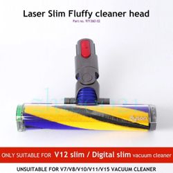 Dyson V12 Detect Laser Slim Fluffy Cleaner Head 971360-02 for Digital Slim