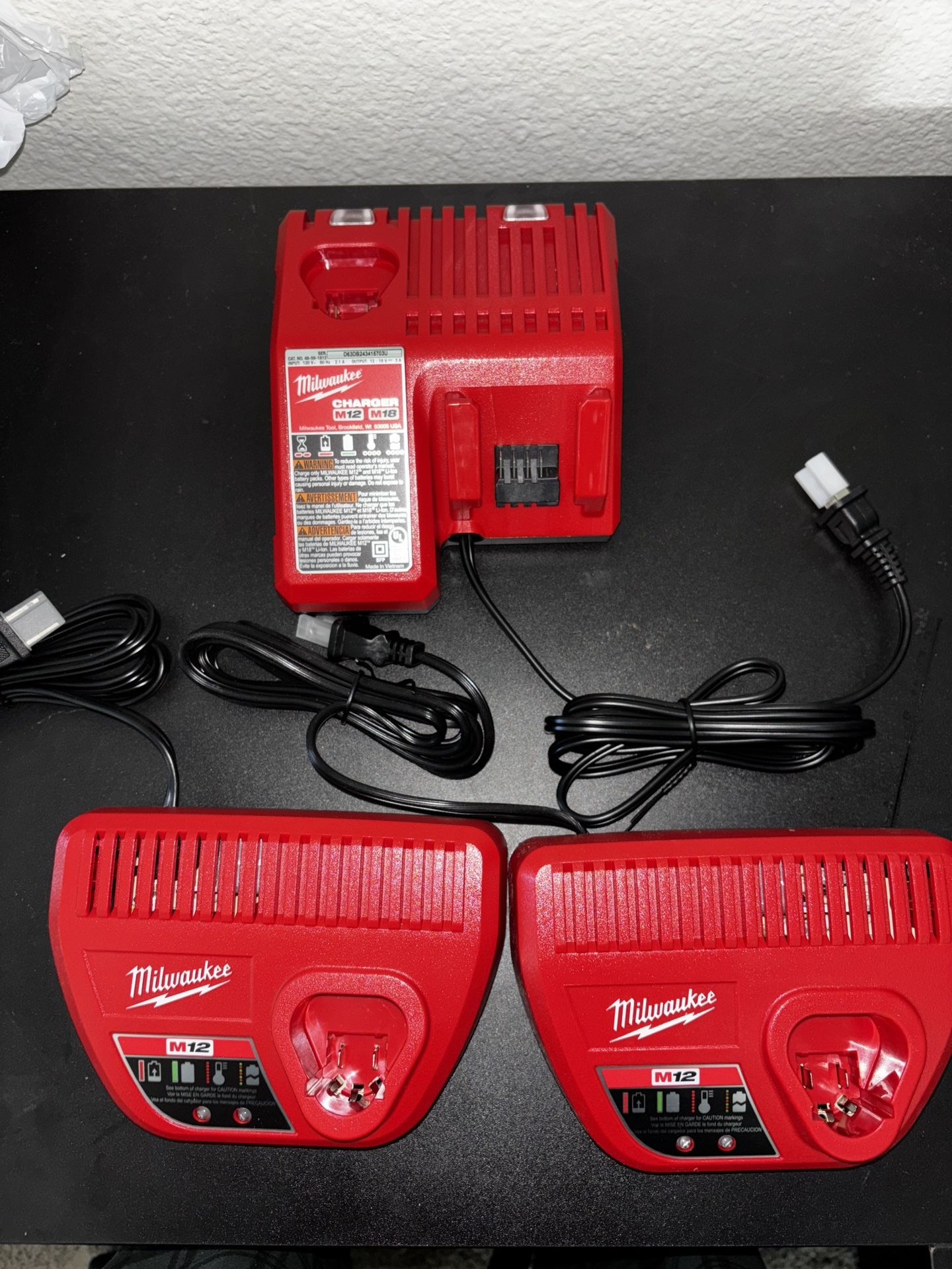 Milwaukee M12 & M18 Battery Chargers