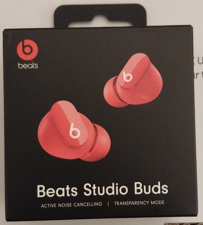 Beats by Dr. Dre Studio Buds Wireless Earbuds - White (MJ4X3LL/A) *New in Box*