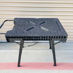 Dewalt 33 in. H Plastic Folding Portable Sawhorse Workbench