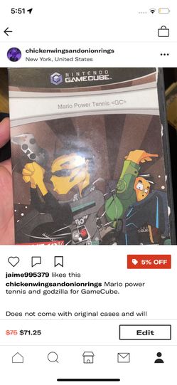 Mario Power Tennis And Godzilla 