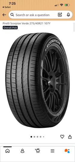 2xPirelli Scorpion Verde 275/40R21 107Y new