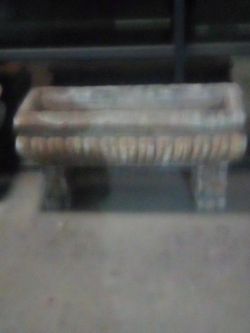 Large Rectangle Concrete Planter