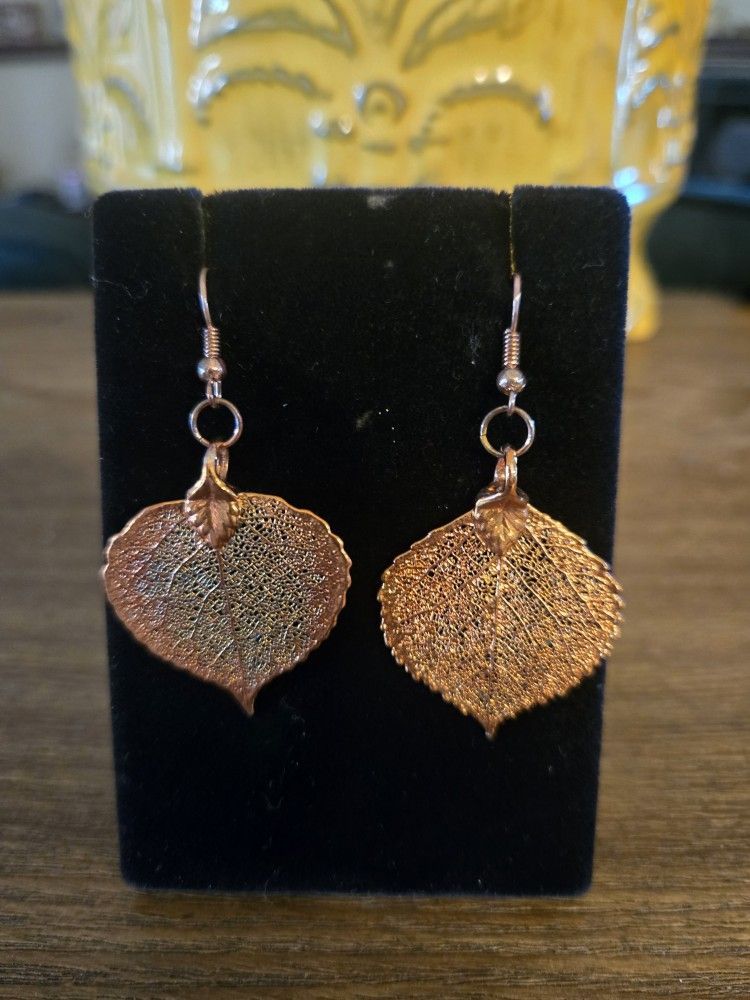 Aspen Leaf Earrings