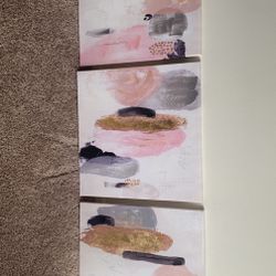 Pink Art Canvas