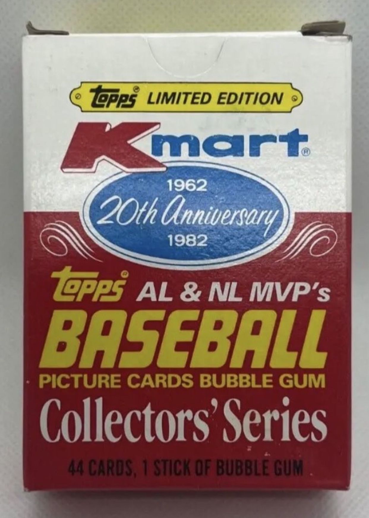 1982 Topps Kmart 20th Anniversary Complete Baseball Card Set Mickey Mantle! Plus+