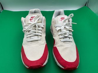 Nike Air Max Sneakers White and Red