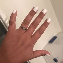 Heart Diamond Promise Ring
