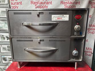 2 Drawer Food Warmer Chips Bread Warming Cabinet Wells RW-2HD 120V #3622