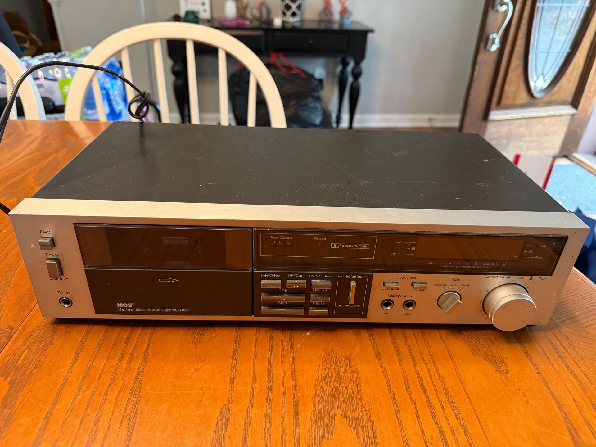 MCS Modular Component Systems Series 3544 Stereo Cassette Deck (contact info removed)