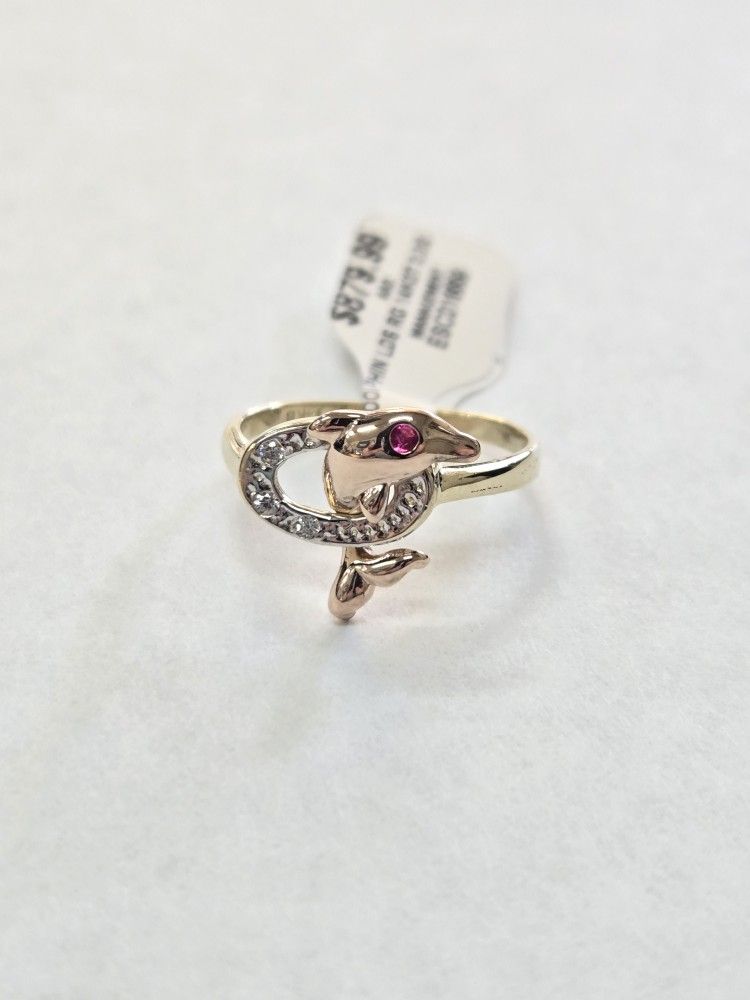 14kt Gold Dolphin Ring 🐬