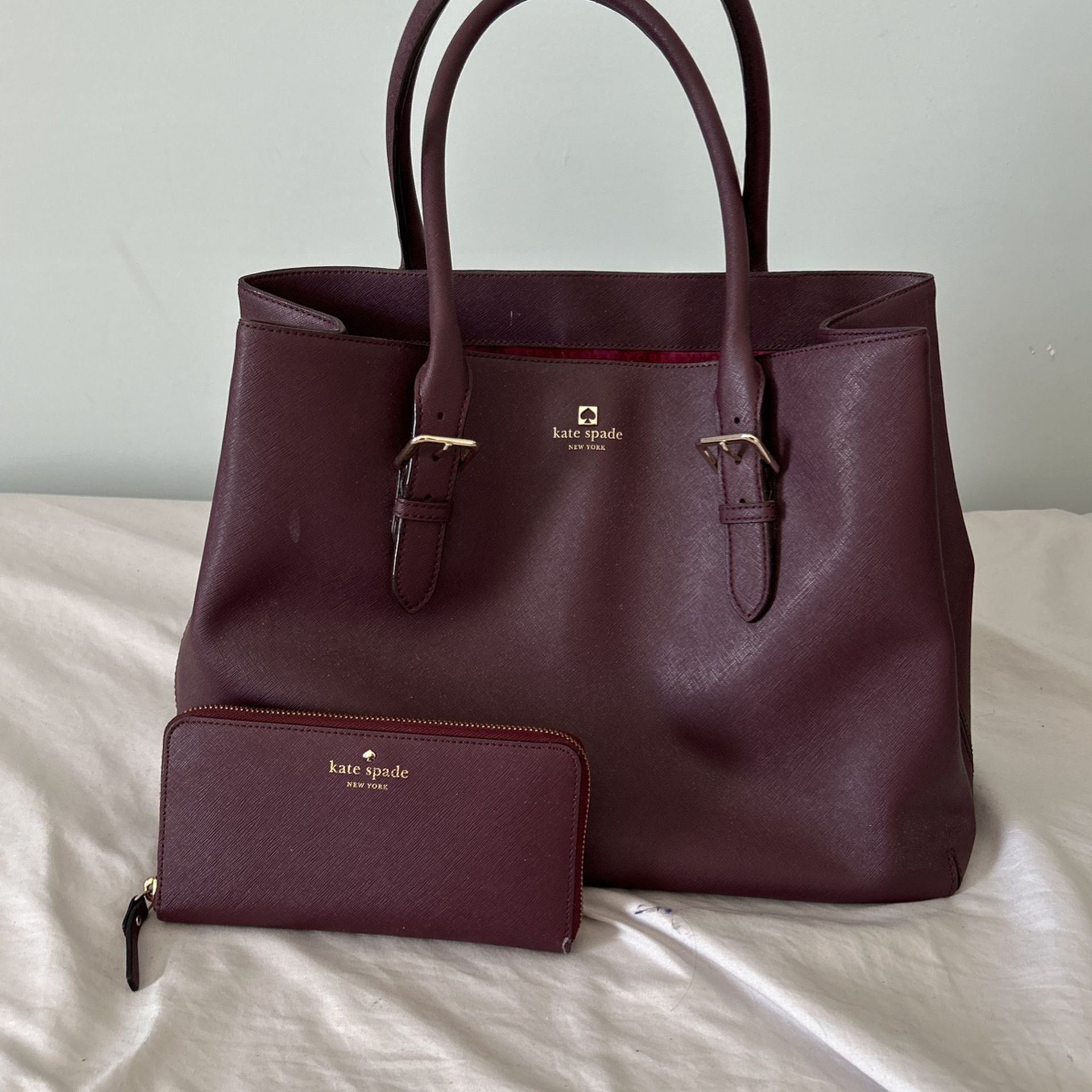 Kate Spade Tote And Matching Wallet