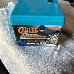Brand New Never Open Tire Cables - Snow Season