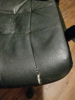 Worn but comfy office chair