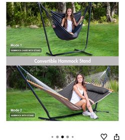 12FT Freestanding Hammock w/ Stand – $175 OBO