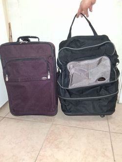 2 Luggage medium size $30 Dlls.  Both.