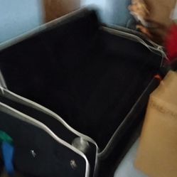 Black Velvet Convertible Couch  $275