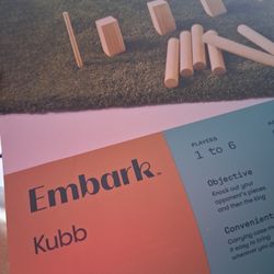 Kubb Yard Game by Embark