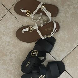 Mk Sandles And Heels Both For 30$Or  20$Each