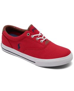 Polo Ralph Lauren Vaughn II Red Canvas Sneaker
