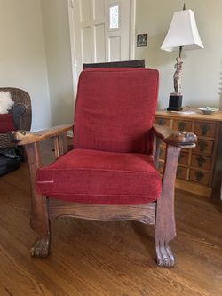 Funky Carved Wooden Chair