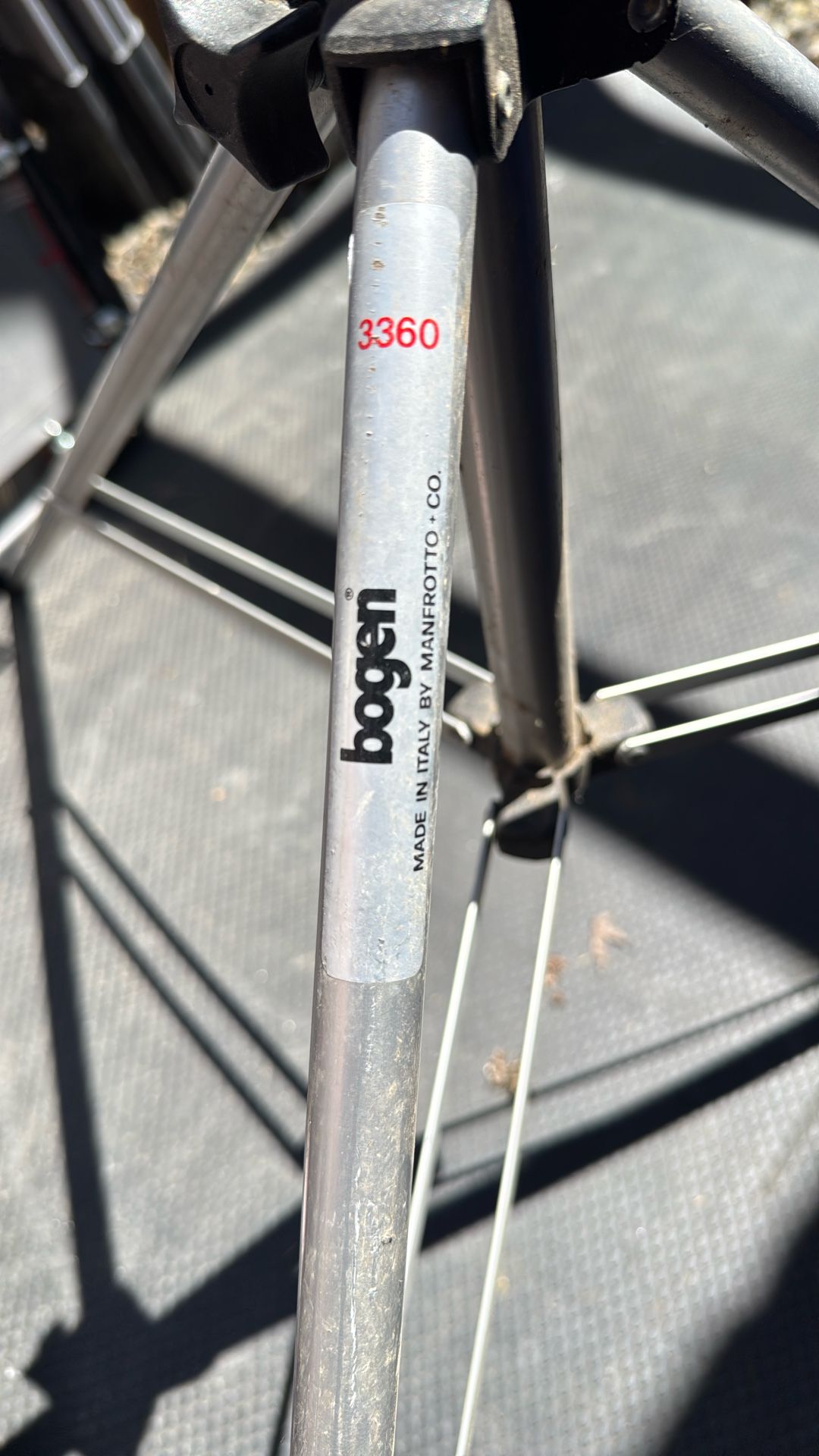 Bogen Manfrotto Camera/monocular Tripod 80”+ In Height