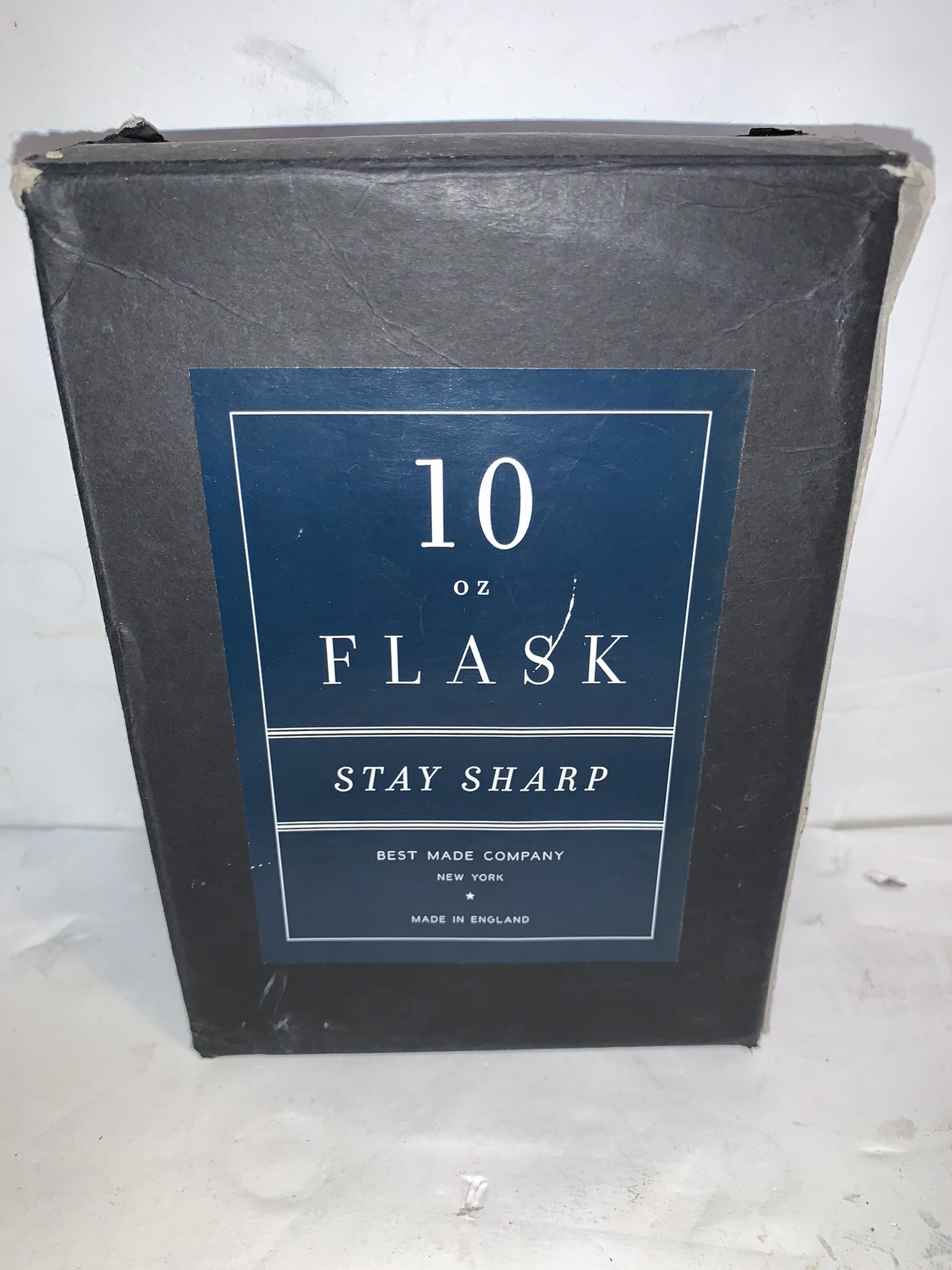 Stay Sharp 10 oz Liquor Pocket Hip Flask Stainless Steel Screw Cap Flagon