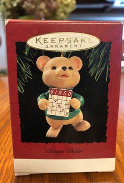 Keepsake Ornament Bingo 1995 mint condition
