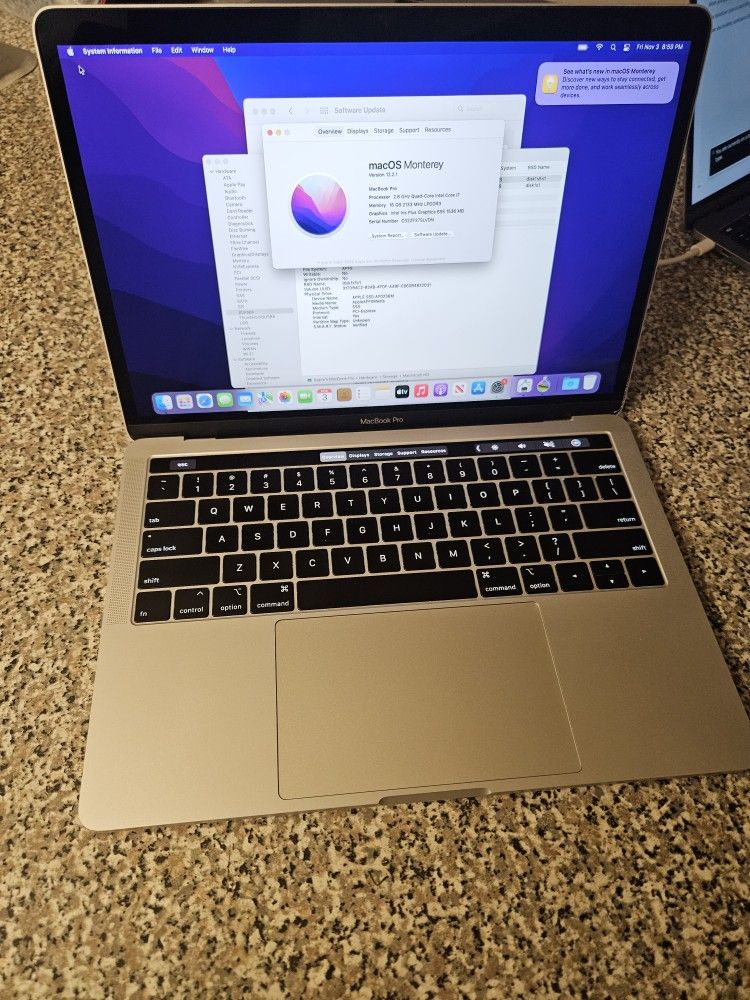 Apple Macbook Pro 13" i7 2.8ghz 2019