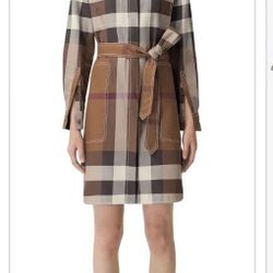 Burberry Birch Brown Check Dress 