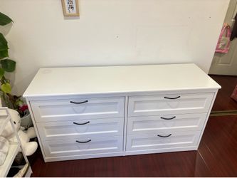 White ikea dressed