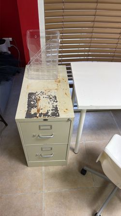 FREE 2-Drawer Metal Filing Cabinet