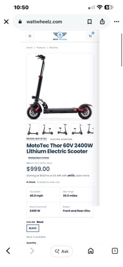 E scooter