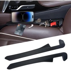 Homaupt Car Seat Gap Filler, 2 Pack PU Leather Fill The Gap Between Seat  and Center Console, Seat Crevice Blocker Stop Things from Dropping,  Universal