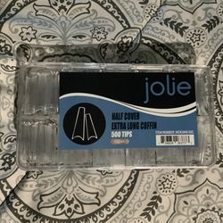Half Coffin Clear Tips