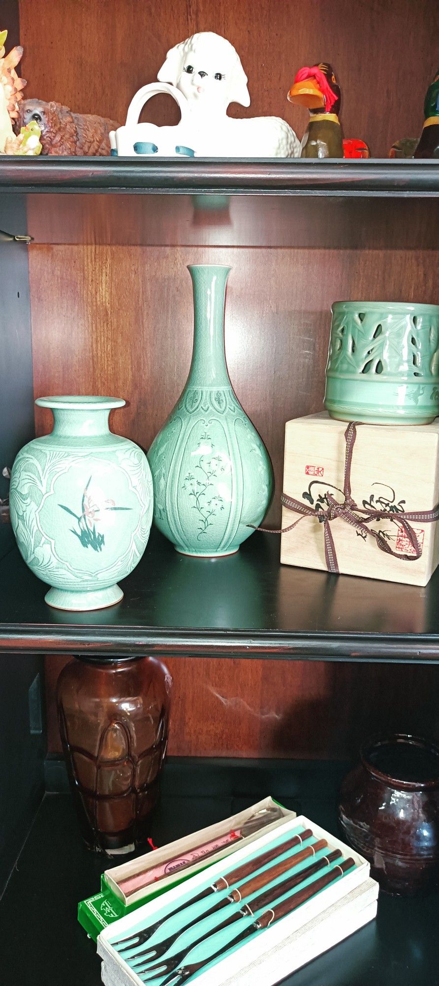 Celadon Korean Vases