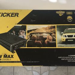 Kicker 4-Channel Car Amplifier 