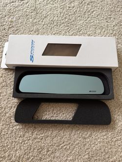 Spoon Sports Spoonsports Blue Wide Rear View Mirror - Accessories ZF1, ZE1, GK5(USDM), EK9(USDM), FG2, FK8(USDM), FL5 (USDM)
