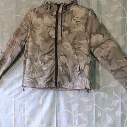 M Camouflage Bomber Jacket Windbreaker Forever Flower RN#34570