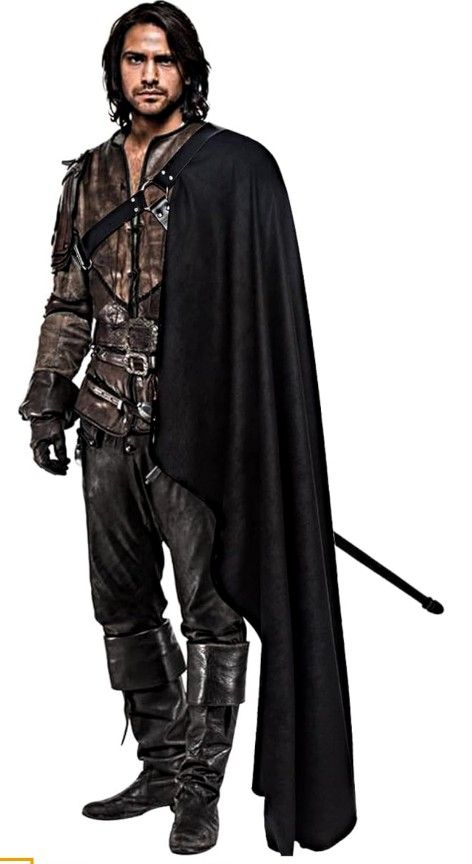 Renaissance,Viking,Medieval, Knight One Shoulder Cape