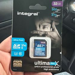 Integral Ultima Pro X 32GB SD Card V90