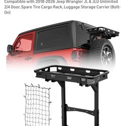 Yzona Rear Cargo Basket For Jeep JL & JLU