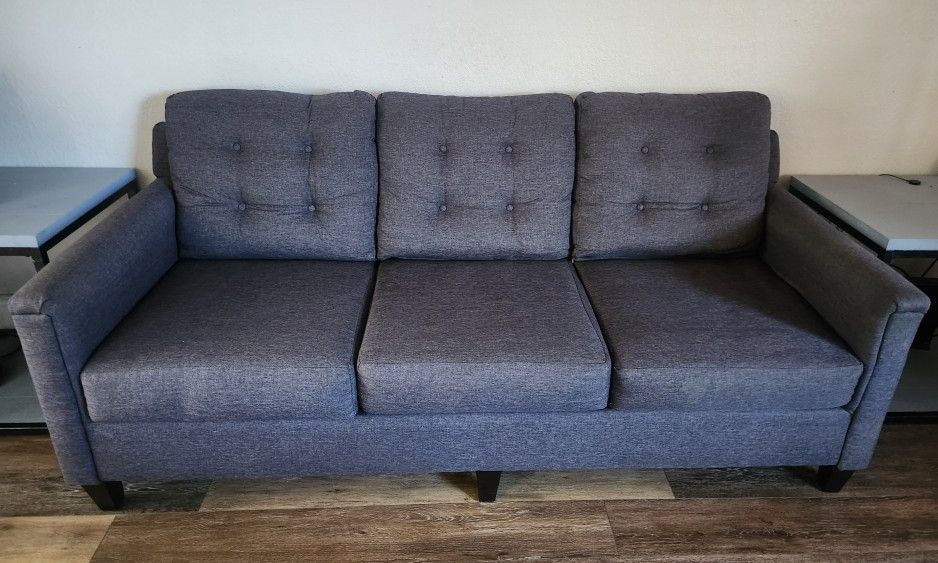 Gray Sofa And Love Seat