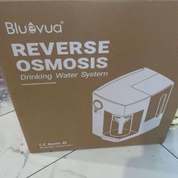 Bluevua RO100ROPOT Countertop Reverse Osmosis Water Filter System w/ Filters