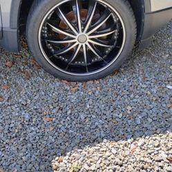 22" Rims With Tires
