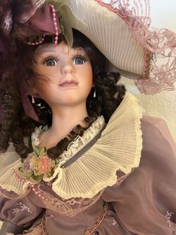 Clarissa 28” Collectible Porcelain Doll